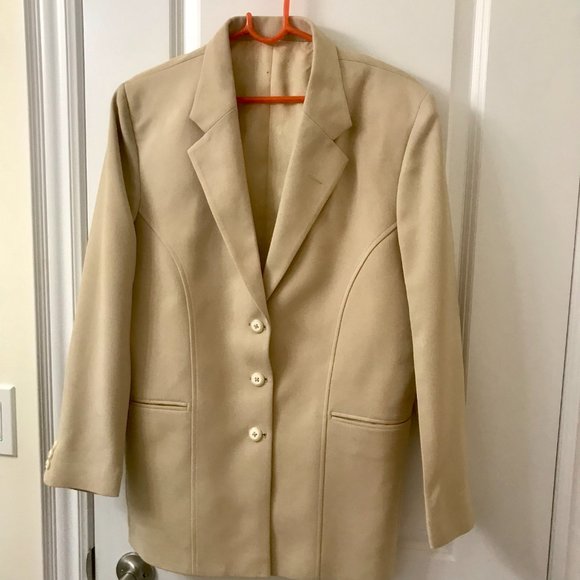 Women's Blazer Tan Colour - Picture 9 of 10